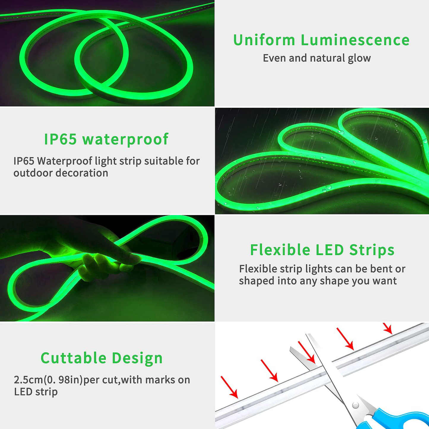 RGB LED Rope Strips